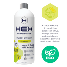 Load image into Gallery viewer, HEX Laundry Detergent (32 Loads) Citrus Woods
