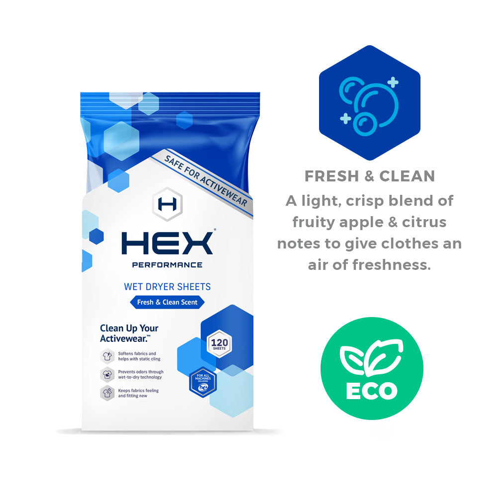 Hex Fresh & Clean Wet Dryer Sheets - 120 CT - Albertsons