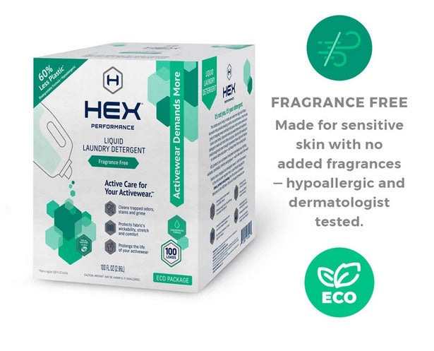 HEX Performance Laundry Detergent, Fragrance-Free