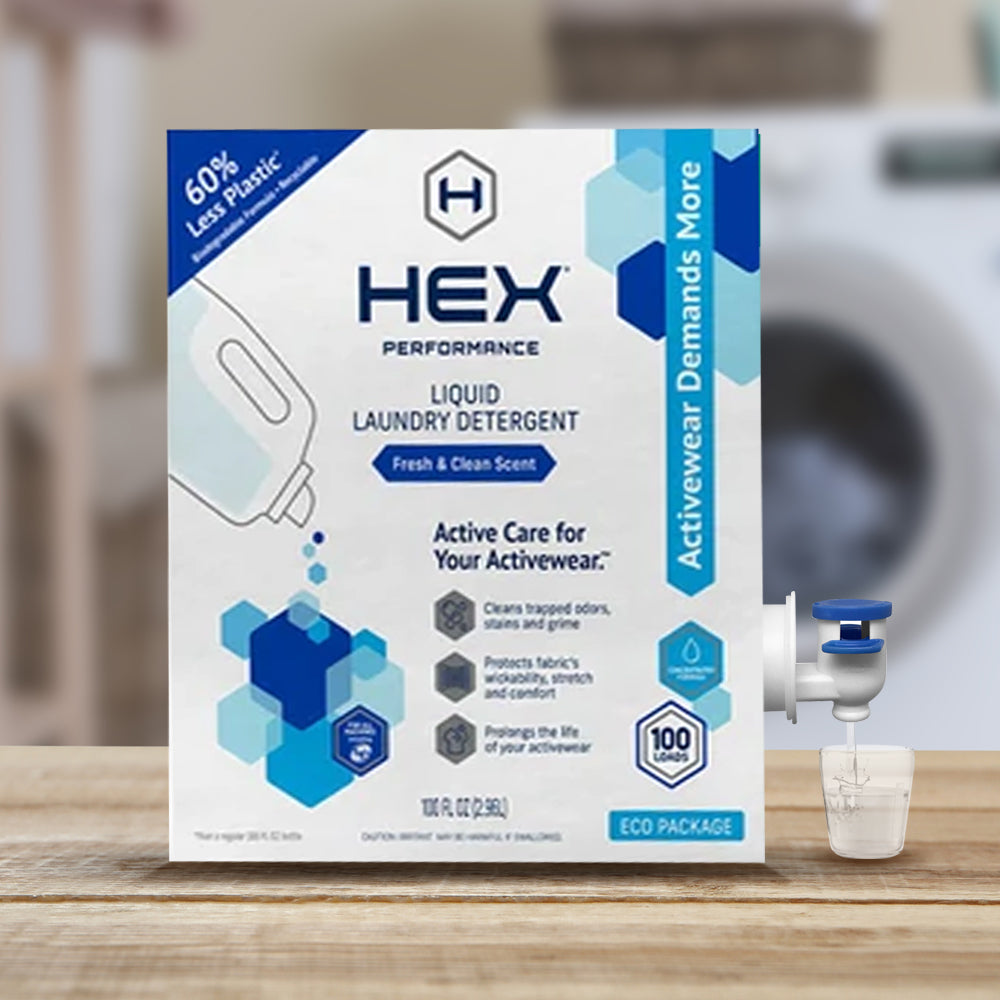 
                  
                    HEX Laundry Detergent Eco Package (100 Loads) Fresh and Clean
                  
                