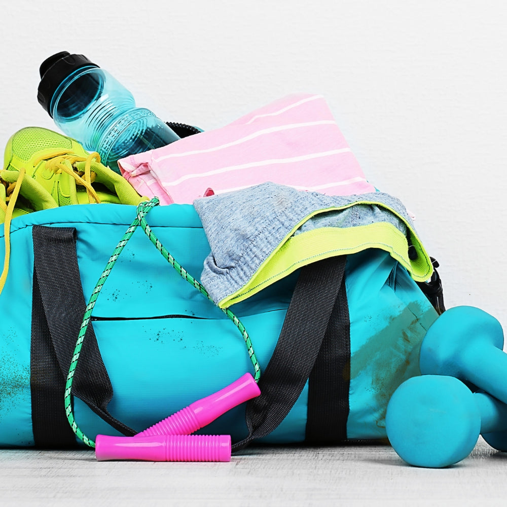 how to wash smelly gym bags