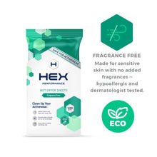 Load image into Gallery viewer, HEX Wet Dryer Sheets (120 Ct) Fragrance Free
