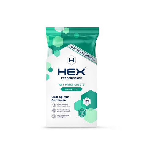 HEX Wet Dryer Sheets (120 Ct) Fragrance Free