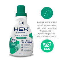 Load image into Gallery viewer, HEX Laundry Detergent (50 Loads) – Fragrance Free
