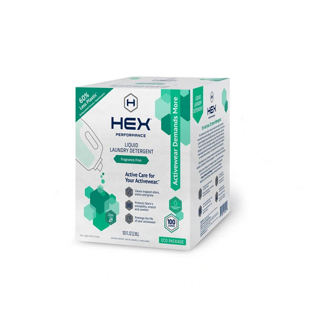 HEX Laundry Detergent Eco Package (100 Loads) Fragrance Free
