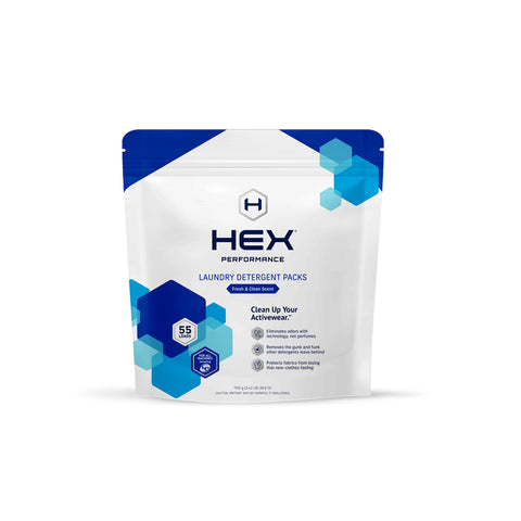 HEX Laundry Detergent Packs (55 Loads) Fresh and Clean